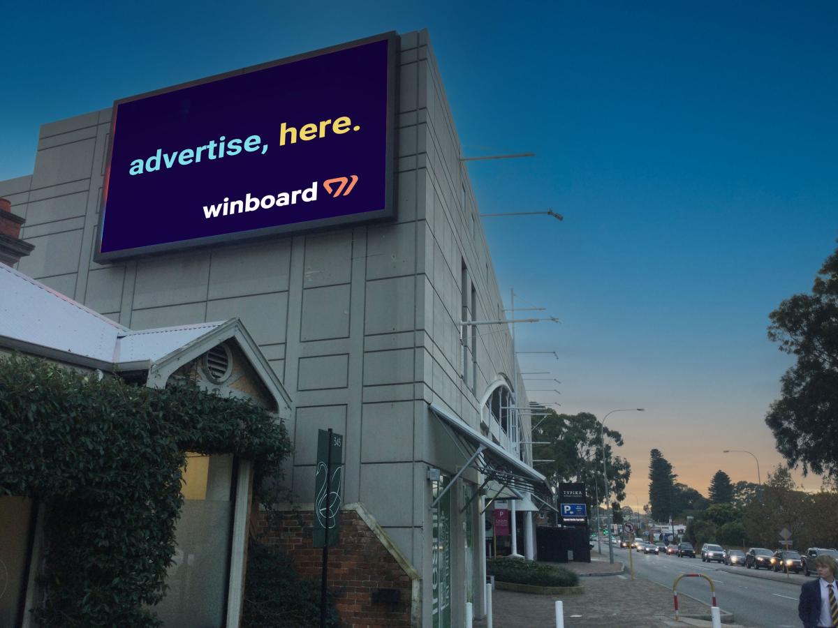 Time Square Stirling Hwy Digital Billboard (Facing Eastbound Traffic) - Claremont, WA Image #1